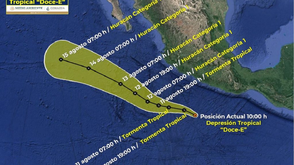 Depresi N Tropical Doce E Se Forma En Costas De Guerrero Campeche Hoy