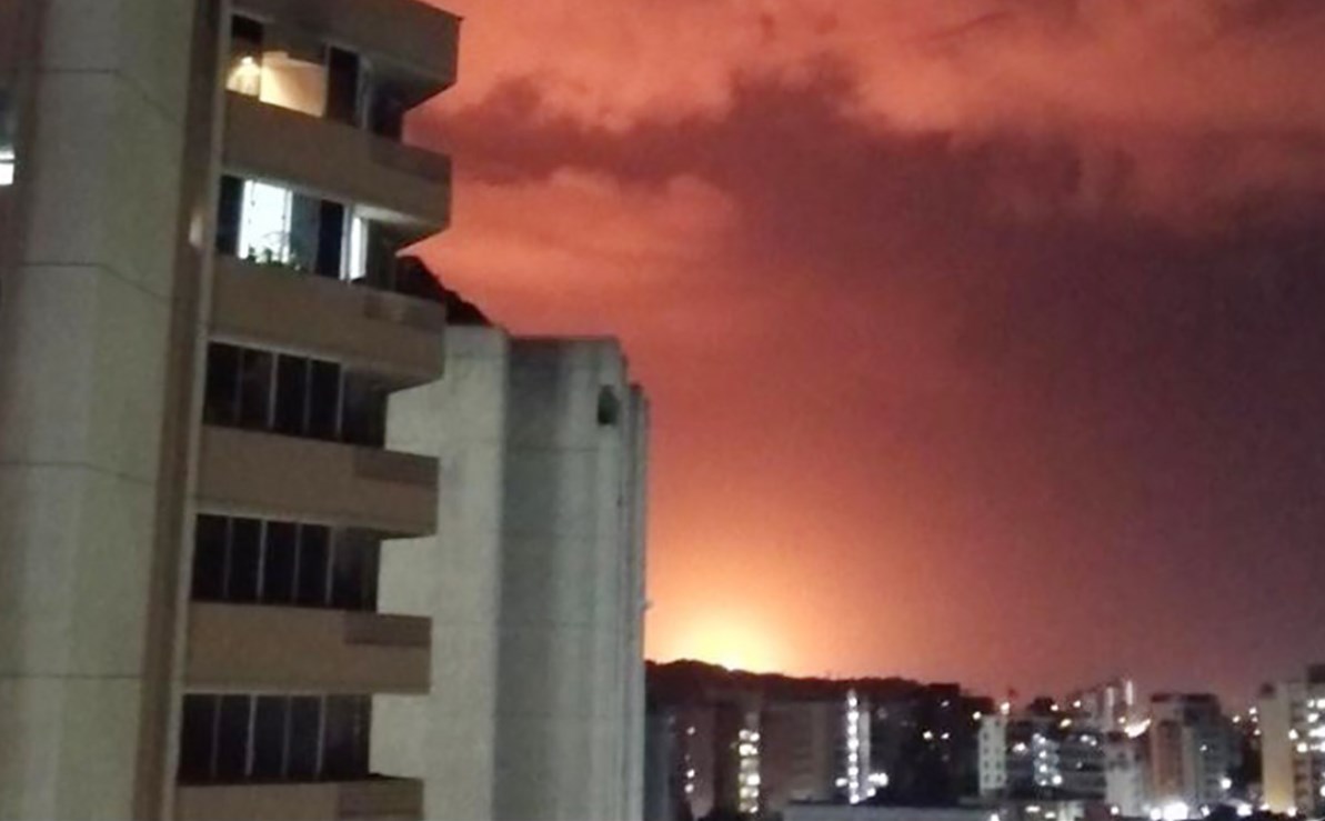 Explosión en Venezuela