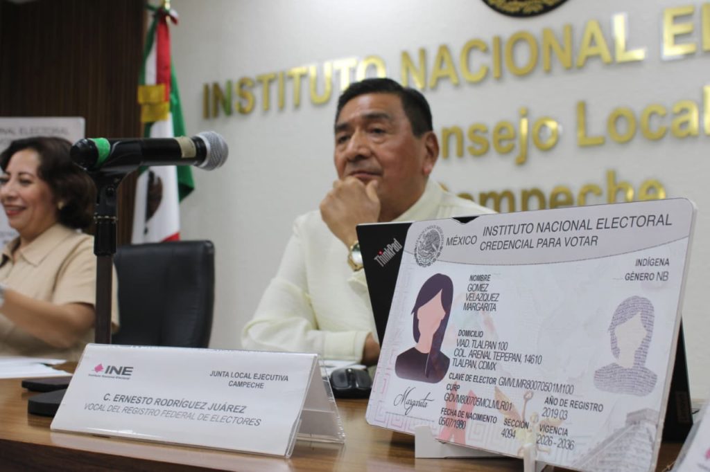 INE presenta nueva credencial para votar. - Campeche HOY