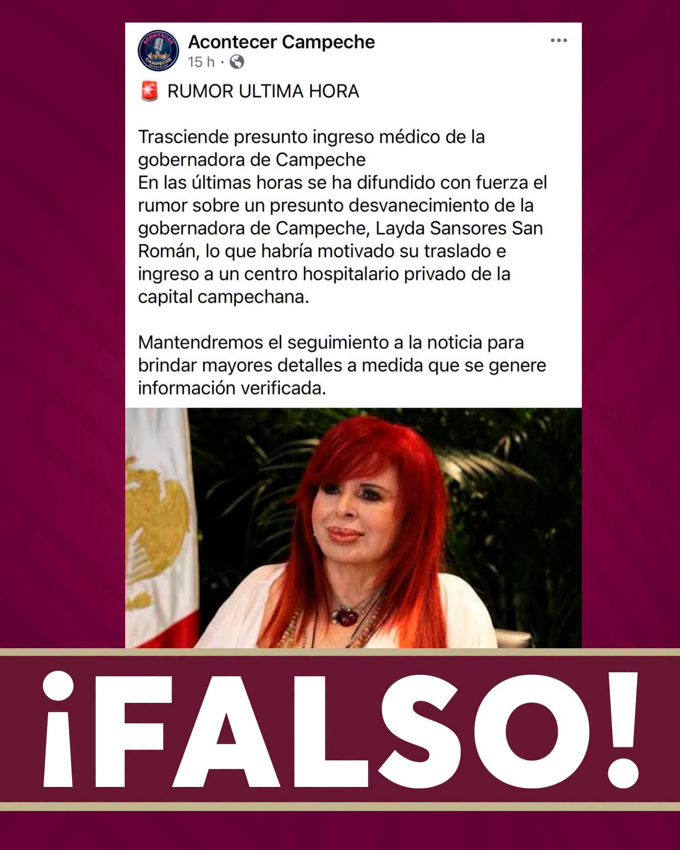 Desmienten